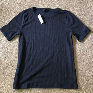 Navy J. Crew Short-Sleeved T-Shirt